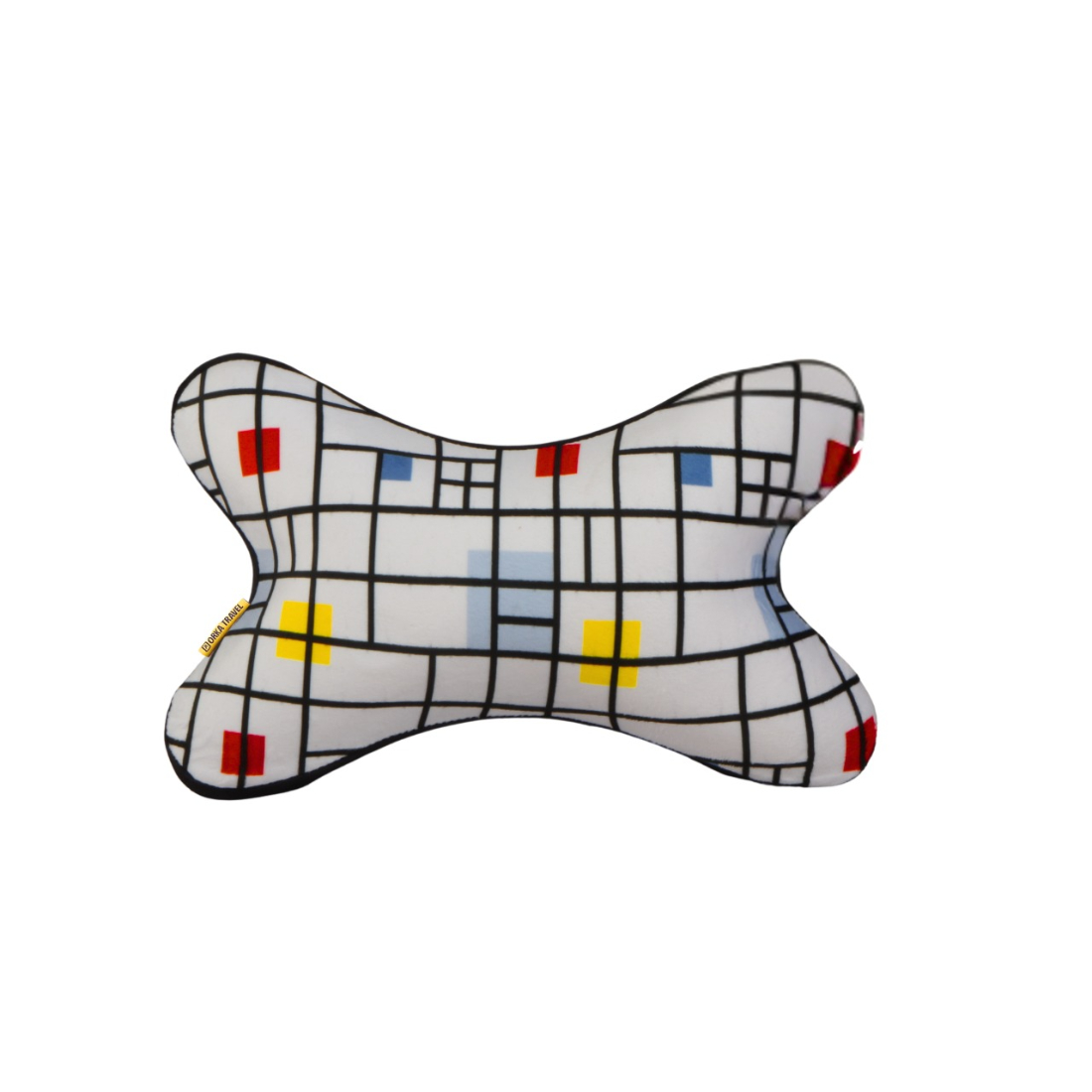 Digital Printed Memory Foam Car Neck Pack of 2 (D1, Multicolour)